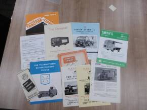 Qty commercial vehicle brochures and leaflets to inc' electric vehicles, BMC, Paragon etc, various languages (11)