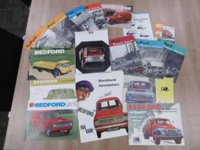 Bedford, qty commerical vehicle brochures, leaflets and magazines, various languages (20)