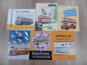 Coach and bus brochures (6)