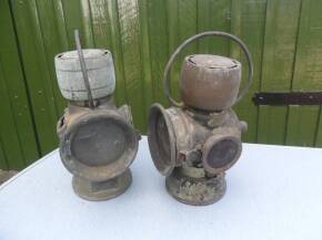 Lucas veteran oil lamps, for restoration (2)