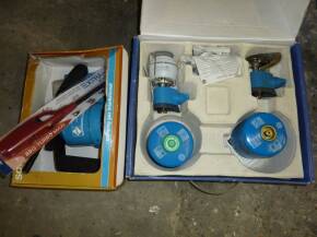 Camping gas stove, lamp and blow torch (all boxed)