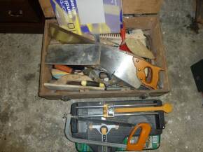 Workshop tooling to inc' saws, tile cutters, etc etc