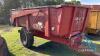 Gilbert RE800BMS 8ton (approx) Tipping Trailer - 3