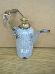 Litre priming tap filling kettle in granite pattern stove enamel