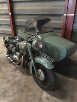 1950 500cc Sunbeam S7 and Sidecar MOTORCYCLEReg. No. 659 YUP*Frame No. S72985Engine No. S85209The vendor describes this outfit as being a good original example that has been in dry storage for a number of years. The Sunbeam S7 has developed a very strong 