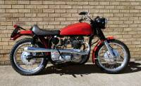 1955 750cc Featherbed Triton MOTORCYCLE Reg. No. KVS 948 Frame No. K12262974 Engine No. TR7RV EN71734 With a wideline featherbed frame and Roadholder forks from a 1955 Norton Dominator 88 and a 1976 Triumph TR7RV 5 speed engine with Mikuni carb' this Trit