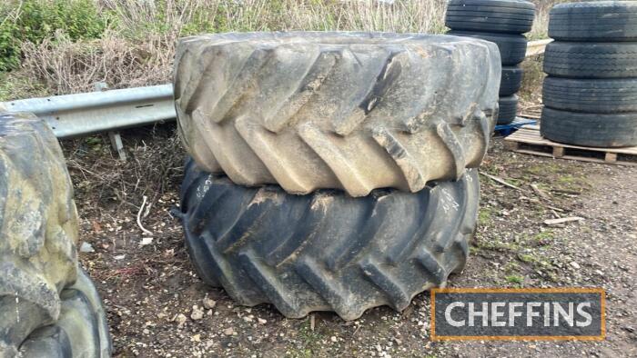 2no. 710x70-38 Tyres