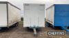 Tandem axle curtainside produce trailer with sprung axles on 500/50-17 wheels and tyres - 2