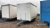 Tandem axle curtainside produce trailer with sprung axles on 500/50-17 wheels and tyres - 3