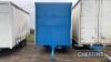 Tandem axle curtainside produce trailer with sprung axles on 500/50-17 wheels and tyres - 2