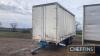 Tandem axle curtainside produce trailer with sprung axles on 500/50-17 wheels and tyres - 3