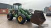 JOHN DEERE 646C LOADING SHOVEL Fitted with a GP bucket. Serial No. 4040CD To be viewed and collected from : Two Shires Park, WR11 7PY