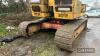 JCB 8D metal tracked EXCAVATOR Fitted with a ditching bucket. Serial No. 72886 Hours: 8,938 To be viewed and collected from : Two Shires Park, WR11 7PY - 2