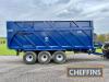 2018 Larrington Trailers 25tonne 55cu/m tri-axle steel monocoque push-off trailer with hydraulic tailgate, air and hydraulic brakes, middle and near steering axle, hydraulic adjusting sides (removable) rear camera and monitor, sprung drawbar and axles, hy - 7