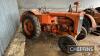 ALLIS CHALMERS Model U 4cylinder petrol/paraffin TRACTOR Reg No. EDF977 (expired)