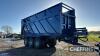 2018 Larrington Trailers 25tonne 55cu/m tri-axle steel monocoque push-off trailer with hydraulic tailgate, air and hydraulic brakes, middle and near steering axle, hydraulic adjusting sides (removable) rear camera and monitor, sprung drawbar and axles, hy - 10