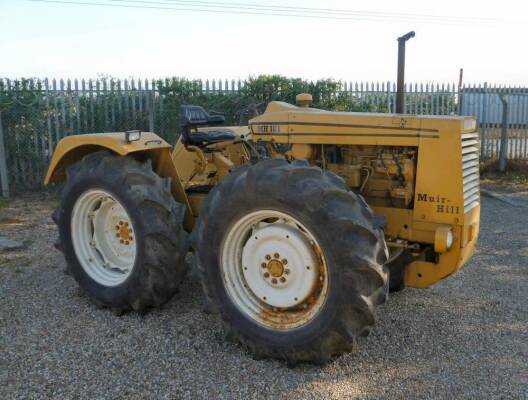 MUIR HILL 101 6cylinder diesel TRACTOR Serial No. 101A10736 Fitted with rear linkage, pto and drawbar on 18.4-34 wheels and tyres