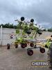 2019 Claas Volto 1300T mounted hydraulic folding 10 rotor tedder Serial No. WCB36310063101938 - 2