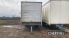 Tandem axle curtainside produce trailer with sprung axles on 12.5/80-15.3 wheels and tyres - 2