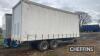 Tandem axle curtainside produce trailer with sprung axles on 12.5/80-15.3 wheels and tyres - 6