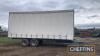 Tandem axle curtainside produce trailer with sprung axles on 12.5/80-15.3 wheels and tyres - 7