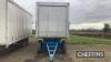 4wheel turntable curtainside produce trailer, on 385/65R22.5 wheels and tyres - 2