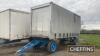 4wheel turntable curtainside produce trailer, on 385/65R22.5 wheels and tyres - 3