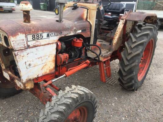 DAVID BROWN 885 diesel TRACTOR Fitted with PAS and appearing in ex-farm condition
