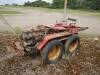 RHOMAG RM30 4cylinder diesel TRACTOR Fitted with pneumatic tyres and rear jib. Bonnet for this tractor will be available from the vendor