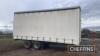 Tandem axle curtainside produce trailer with sprung axles on 500/50-17 wheels and tyres - 7