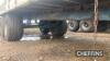 Tandem axle curtainside produce trailer with sprung axles on 500/50-17 wheels and tyres - 10