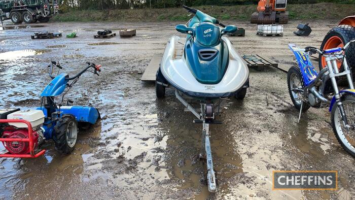 Bombardier GTX Sea 400 Jet Ski c/w trailer UNRESERVED LOT