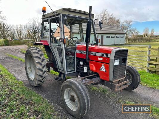 Massey Ferguson 362 2wd Tractor Auction Of Tractors To Be Held At The