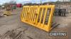 Loading Shovel Silage Fork 3.2m wide, Hardox tines, JCB/Volvo industrial hitch