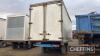 Tandem axle curtainside produce trailer with sprung axles on 500/50-17 wheels and tyres - 6