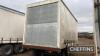 Tandem axle curtainside produce trailer with sprung axles on 500/50-17 wheels and tyres - 6