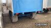 Tandem axle curtainside produce trailer with sprung axles on 500/50-17 wheels and tyres - 5