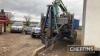 Tandem axle hook loader skip trailer fitted with Atlas crane - 3