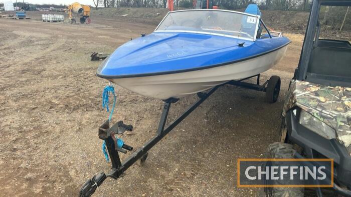 Fletcher Speed Boat c/w Yamaha 60hp outboard