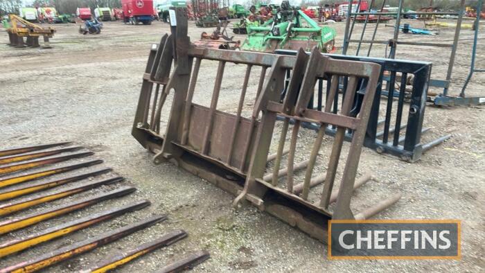 Heavy Duty Muck Fork JCB Q-fit brackets