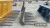 Heavy Duty Muck Fork JCB Q-fit brackets - 8