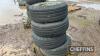 4no. 9.0/70-16 Tyres & Rims UNRESERVED LOT - 3