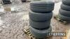 4no. 9.0/70-16 Tyres & Rims UNRESERVED LOT - 4