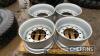 4no. 22.5x11.75 10 Stud Super Single Rims UNRESERVED LOT - 2