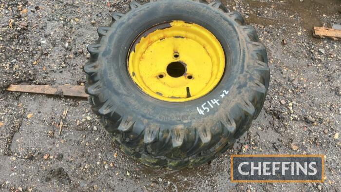 2no. 7.00-12 Tyres & Rims UNRESERVED LOT