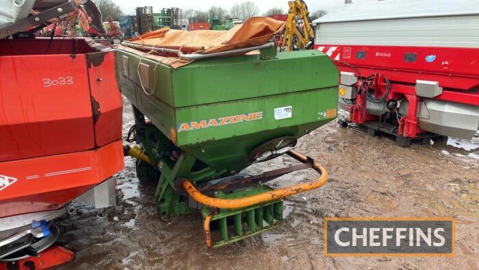 Amazone Zam Max Twin Disc Spreader c/w controls in office