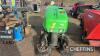 Green Machine 414 D5 Pedestrian Sweeper c/w manual and key in office - 2