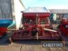 Accord Pneumatic DA Suffolk coulter drill with following tines and mounted to Lely Terra 300-35 power harrow with packer roller, 3m Serial No. 028635 - 2