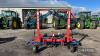 Opico Comb Harrow mounted hydraulic folding grass harrows with depth wheels, 6m - 2