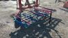 Opico Comb Harrow mounted hydraulic folding grass harrows with depth wheels, 6m - 4